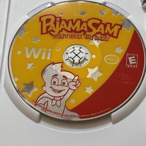 Nintendo Wii PAJAMA SAM Don't Fear The Dark Video Game Only Tested Working